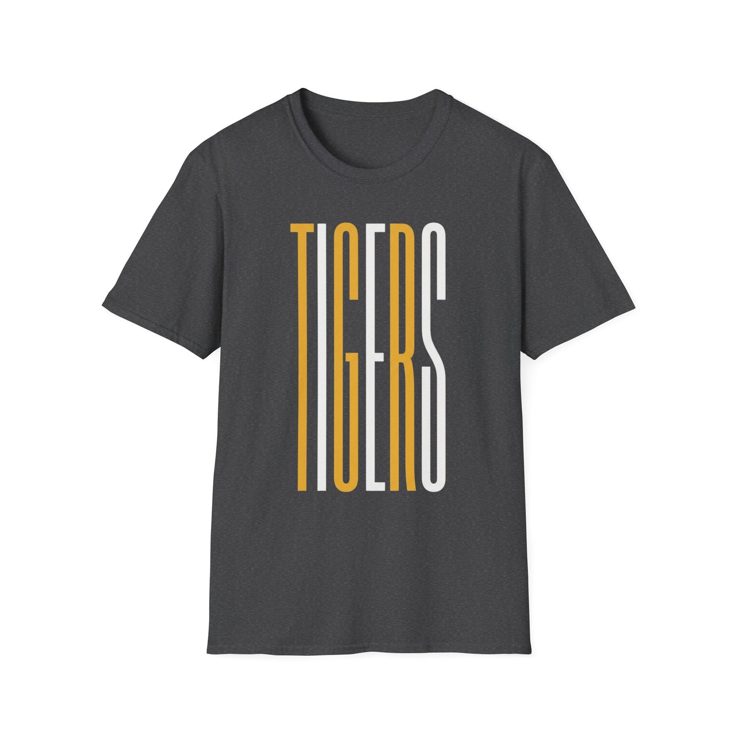 Tigers Vertical Gildan T‑Shirt