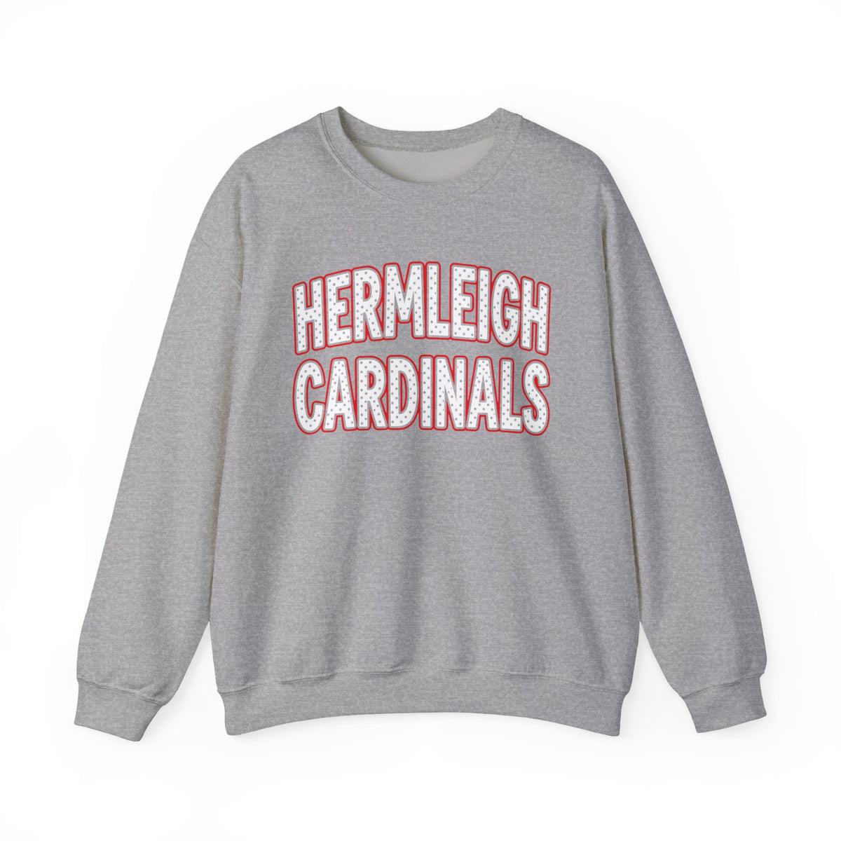 Hermleigh Cardinals Dot Sweatshirt