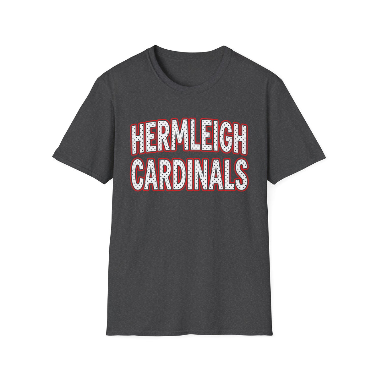 Hermleigh Cardinals Dot Gildan Tee