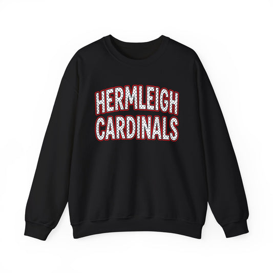 Hermleigh Cardinals Dot Sweatshirt
