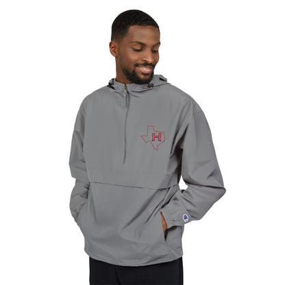 Hermleigh Texas H  Champion Anorak Hooded Windbreaker