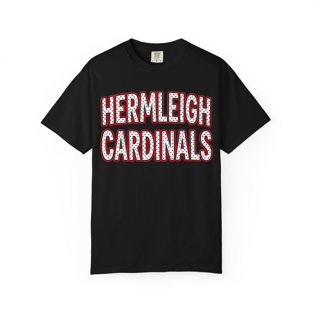 Hermleigh Cardinals Dot CC Tee
