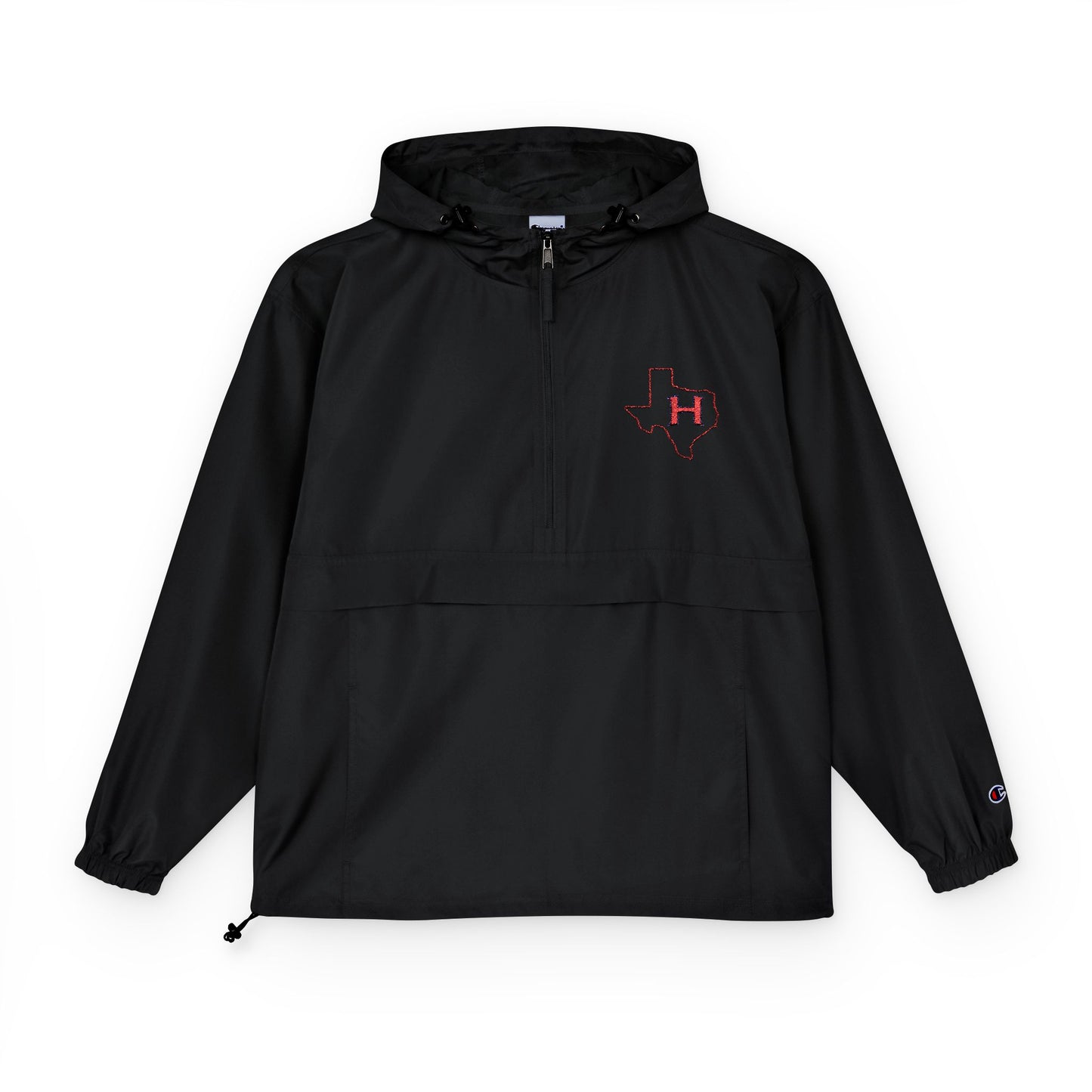 Hermleigh Texas H  Champion Anorak Hooded Windbreaker