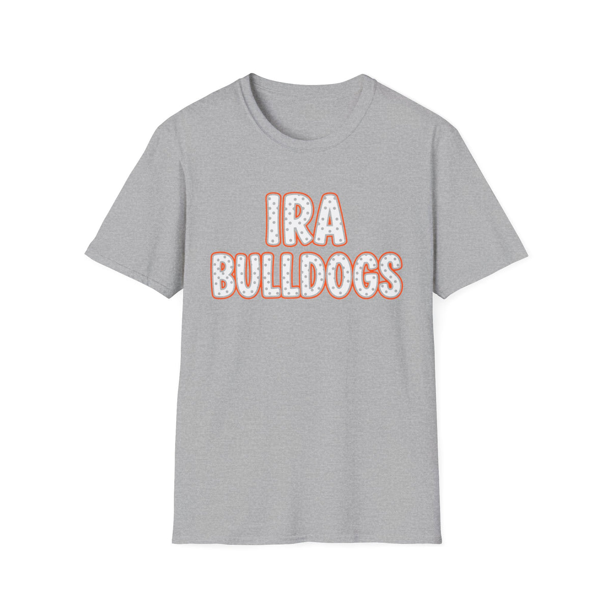 Ira Bulldogs Dot Gildan Tee
