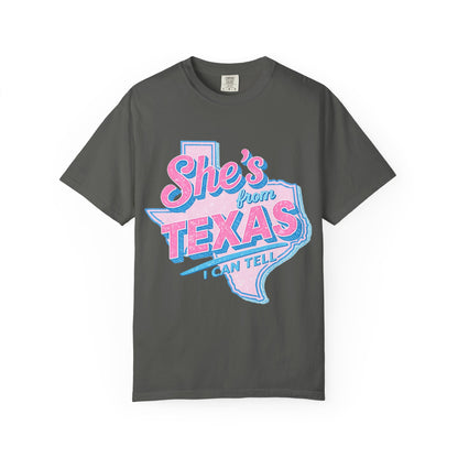 Copy of She's From Texas- Comfort Color Tee