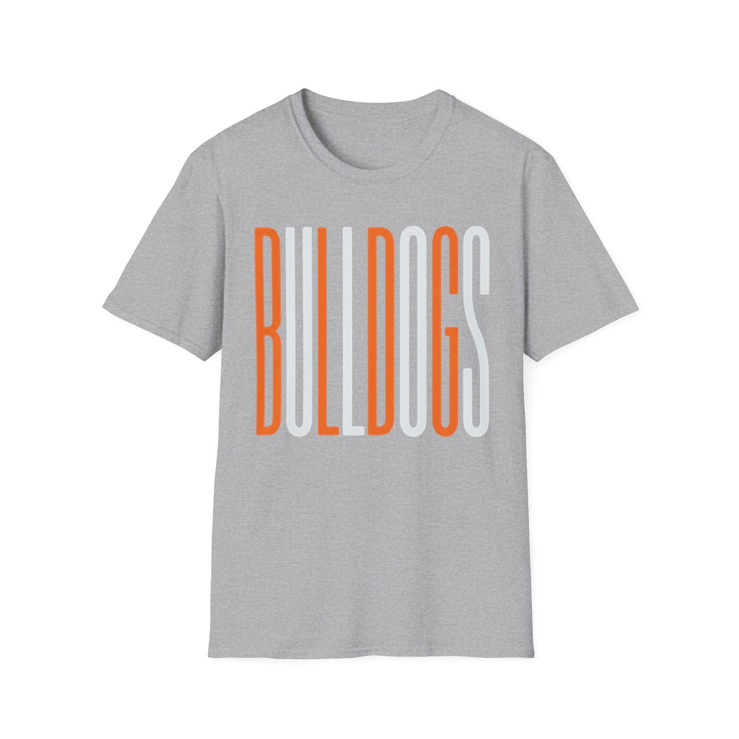 Bulldogs Vertical Gildan T-Shirt