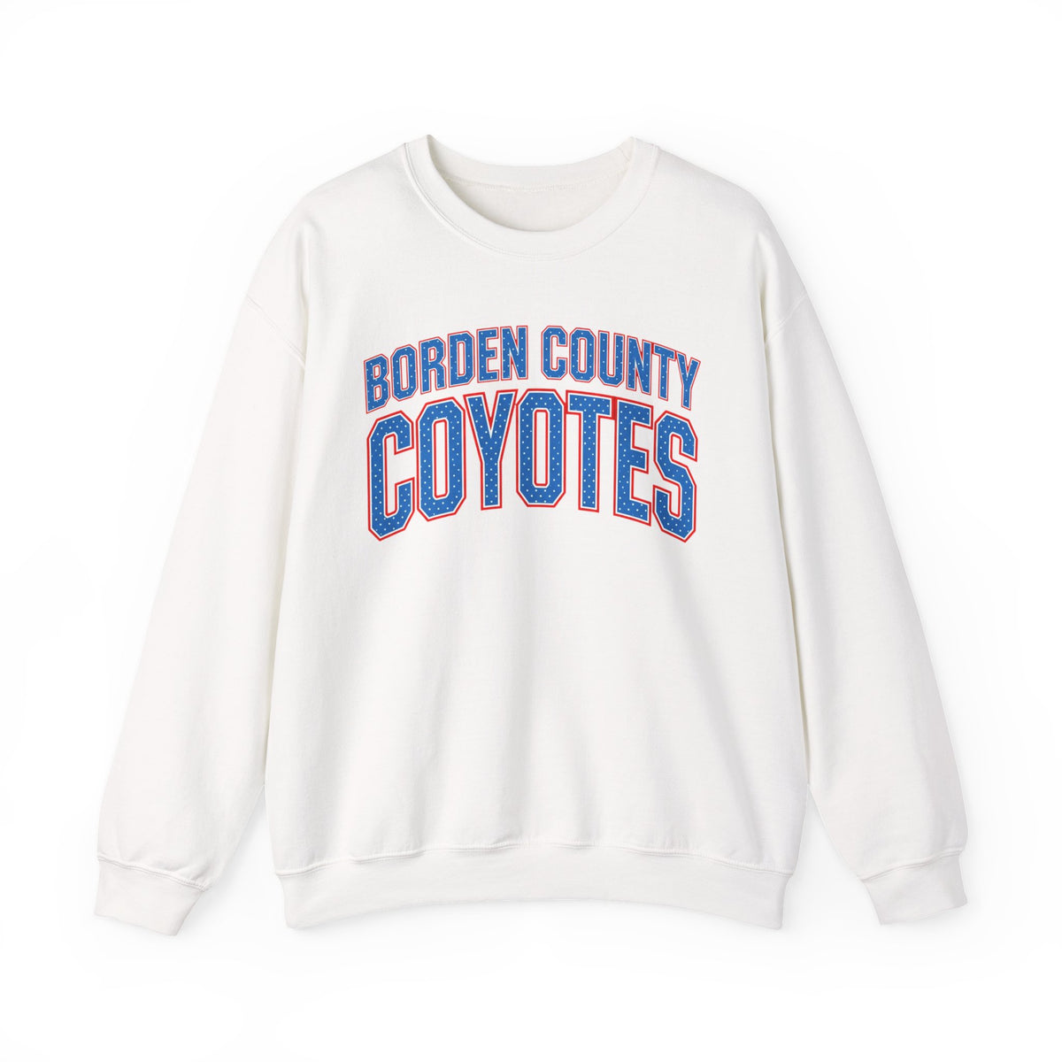 Borden County Coyotes Dot Sweatshirt
