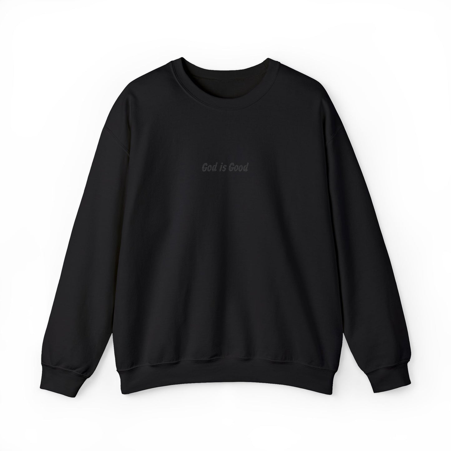 God Is Good Embroidered  Sweatshirt