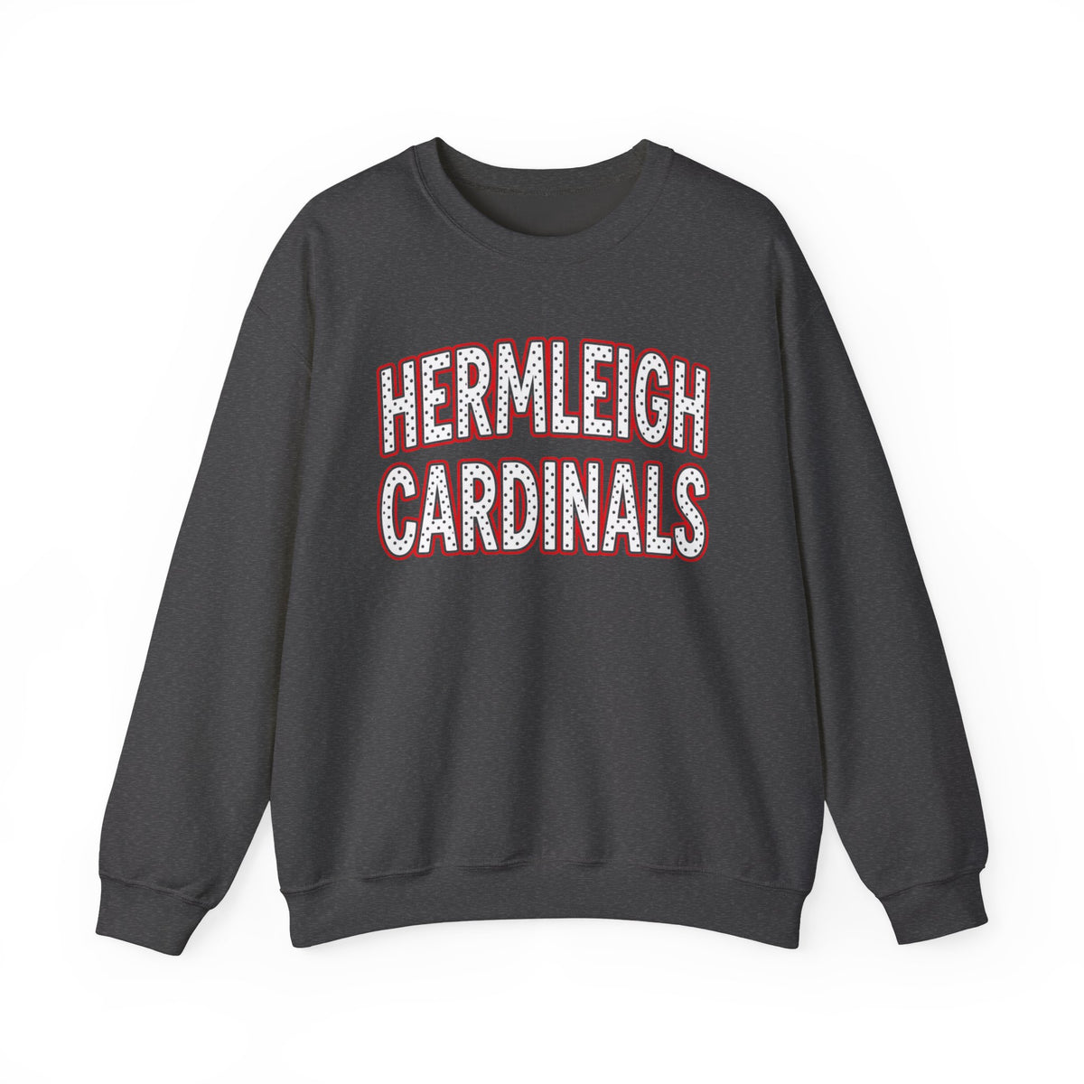 Hermleigh Cardinals Dot Sweatshirt