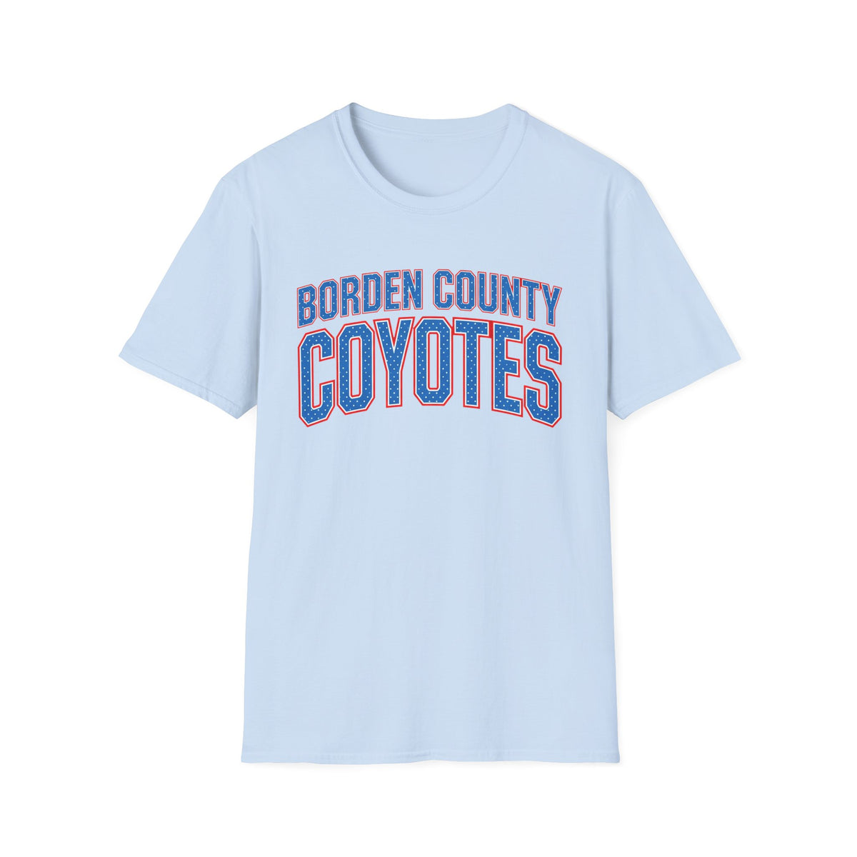 Borden County Coyotes T-Shirt — Collegiate Varsity School Spirit Tee