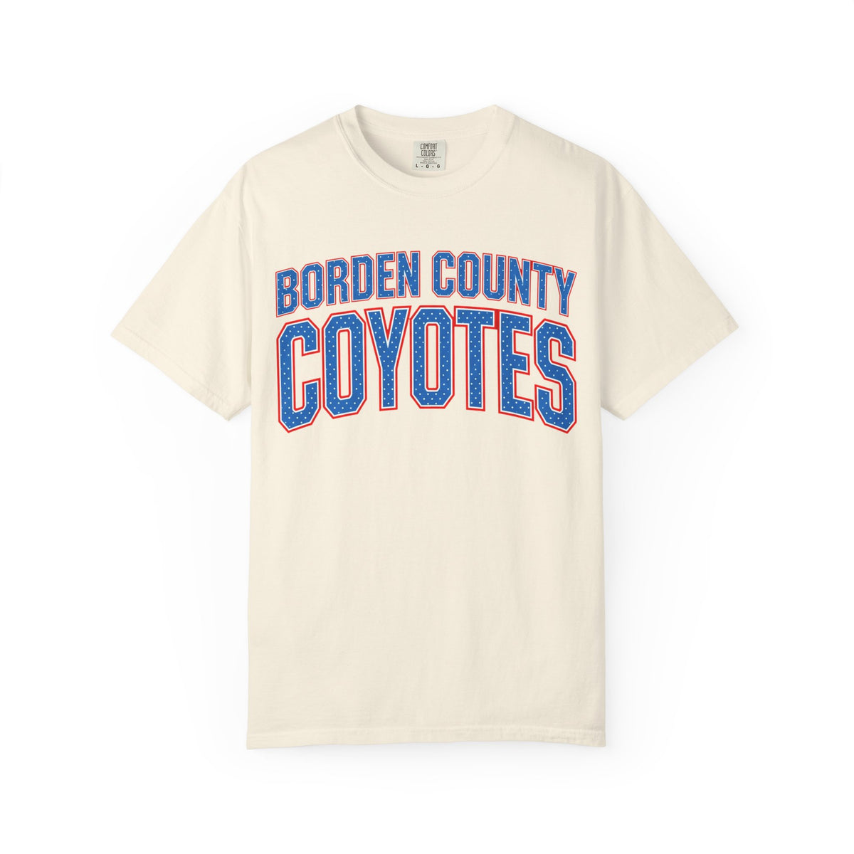 Borden County Coyotes Dot Tee