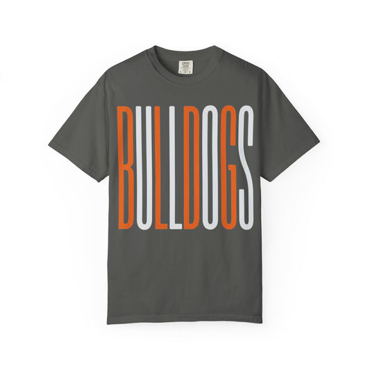 Bulldogs Vertical Comfort Color T-Shirt