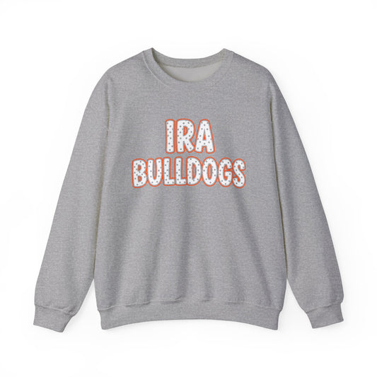 Ira Bulldogs Dot Sweatshirt
