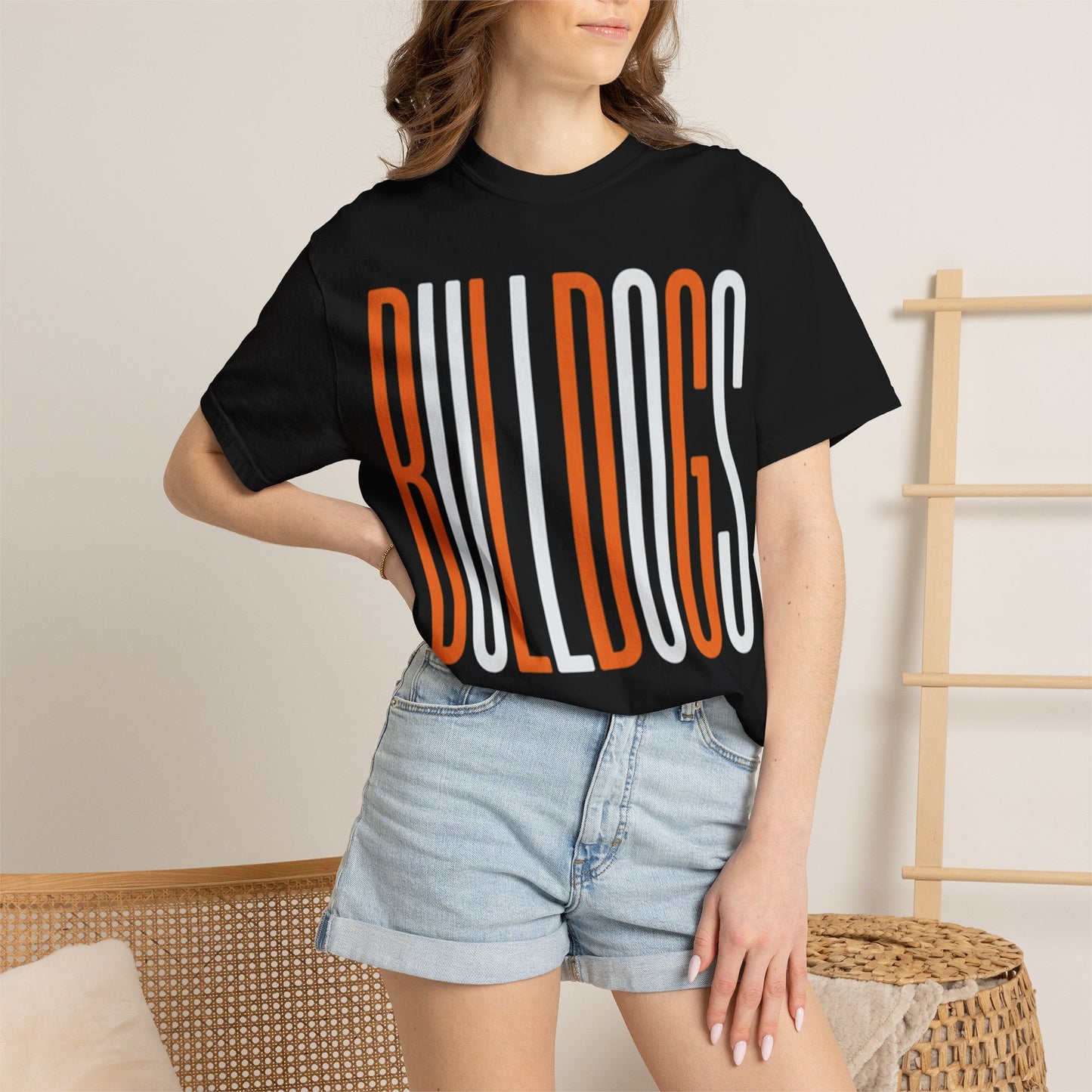 Bulldogs Vertical Comfort Color T-Shirt