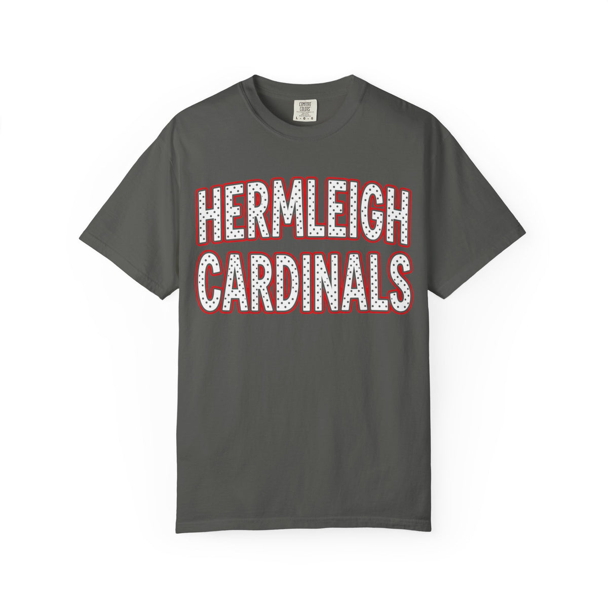 Hermleigh Cardinals Dot CC Tee