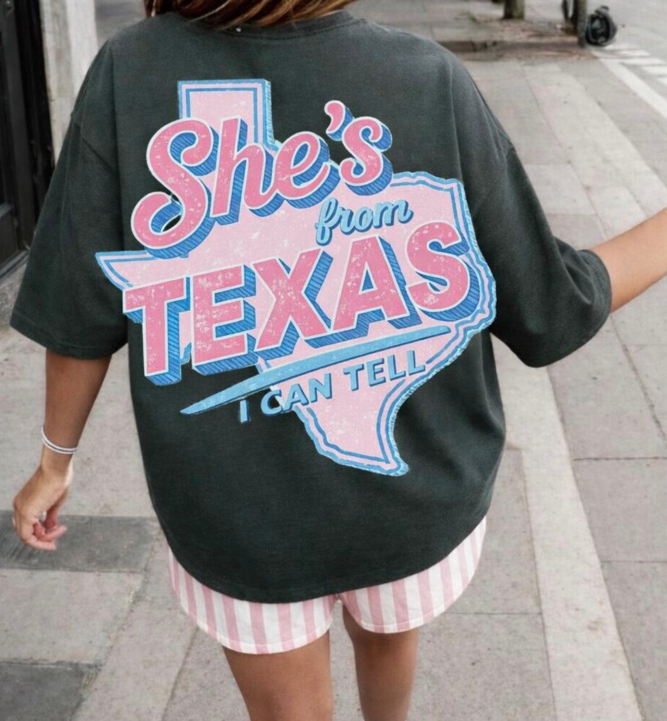 She's From Texas- Comfort Color Tee