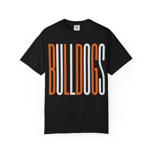 Bulldogs Vertical Comfort Color T-Shirt