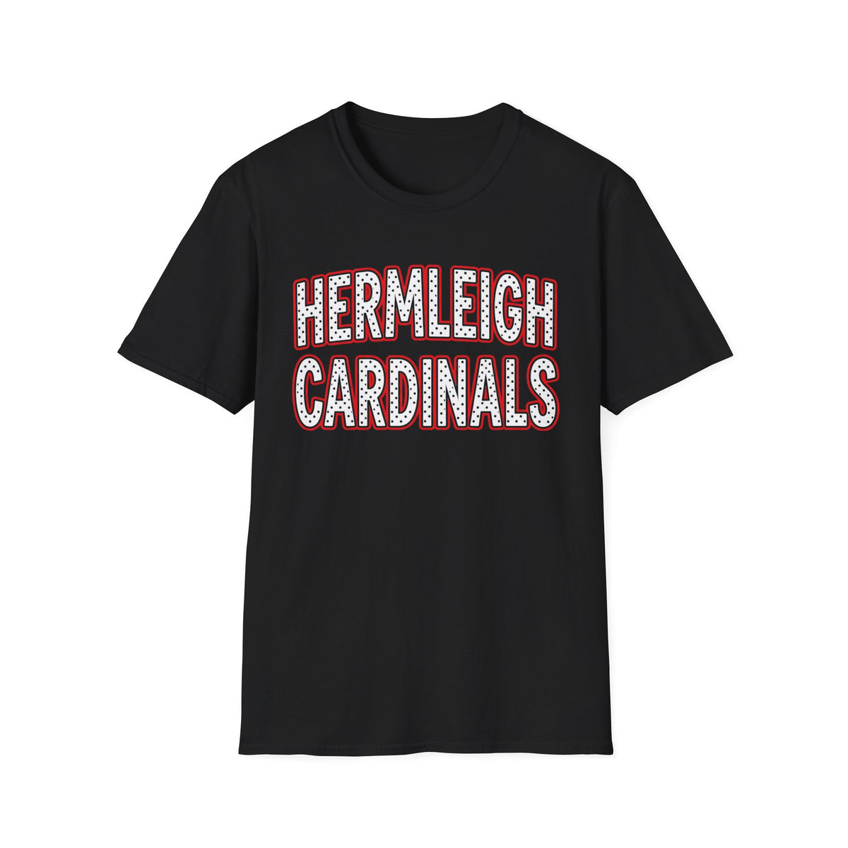 Hermleigh Cardinals Dot Gildan Tee