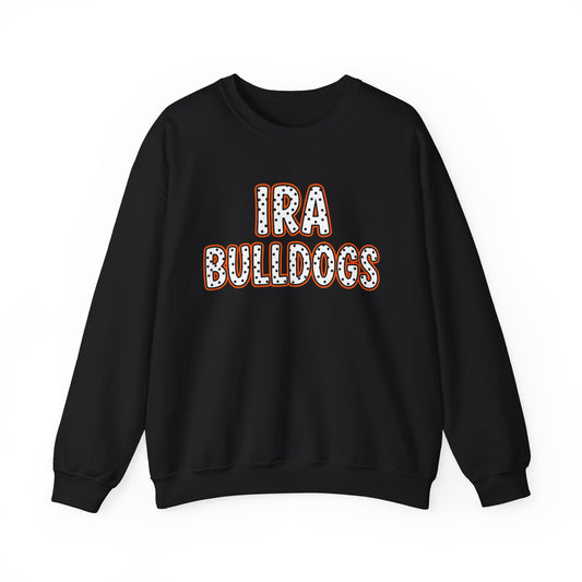 Ira Bulldogs Dot Sweatshirt