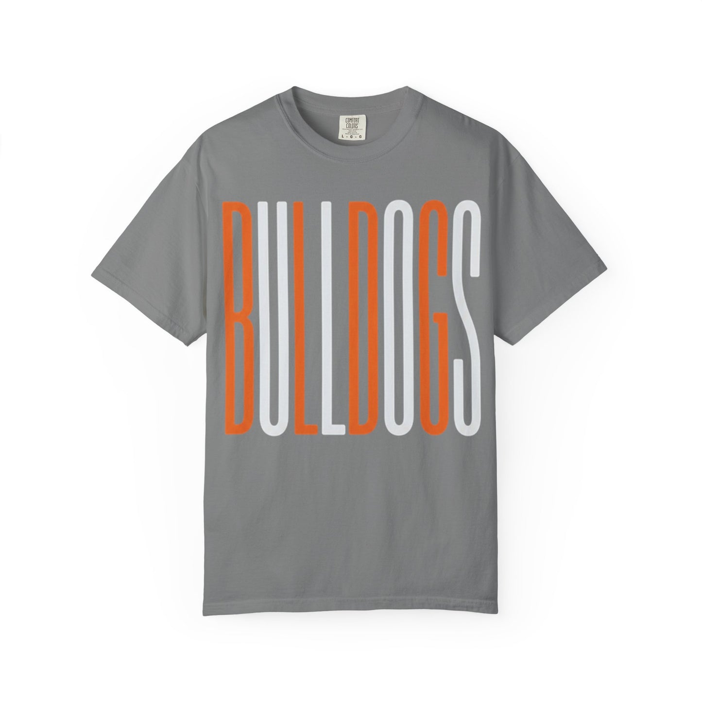 Bulldogs Vertical Comfort Color T-Shirt