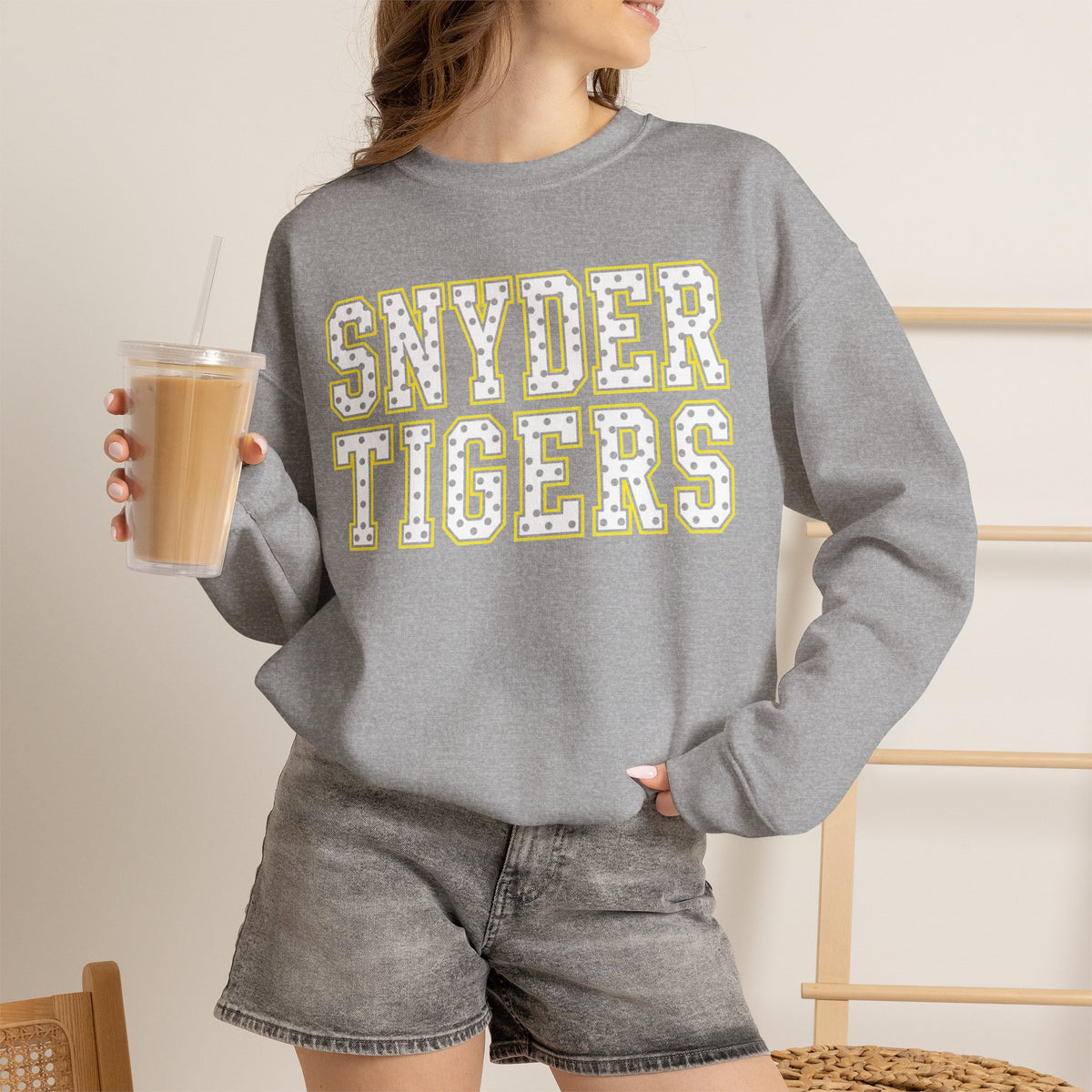 Snyder Tigers Dot Sweatshirt