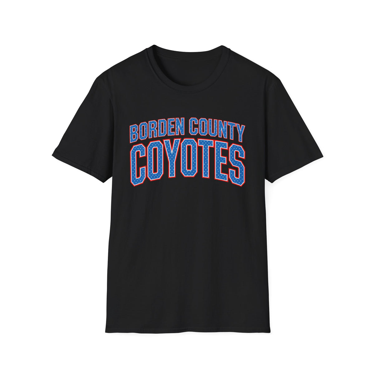 Borden County Coyotes T-Shirt — Collegiate Varsity School Spirit Tee