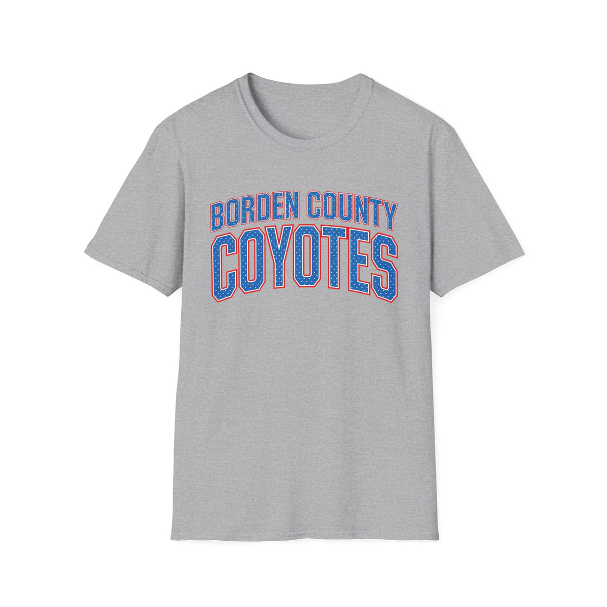 Borden County Coyotes T-Shirt — Collegiate Varsity School Spirit Tee