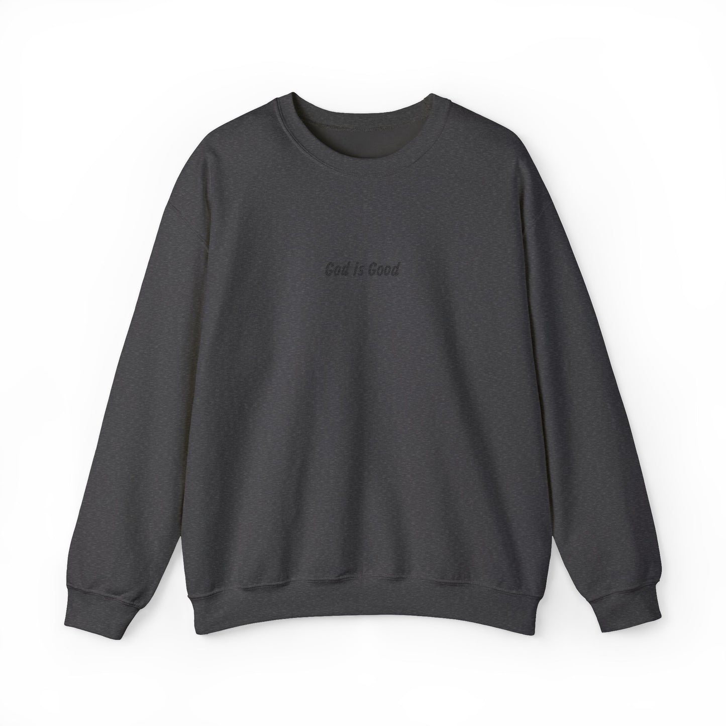 God Is Good Embroidered  Sweatshirt