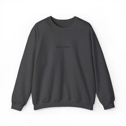 God Is Good Embroidered  Sweatshirt
