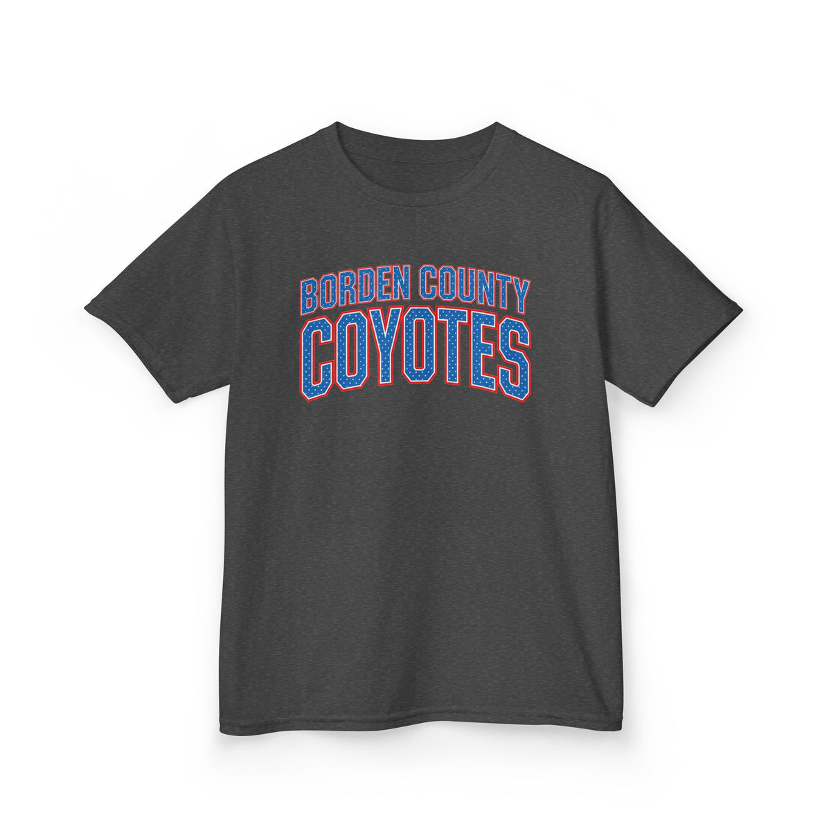 Borden County Coyotes Kids Dot Tee