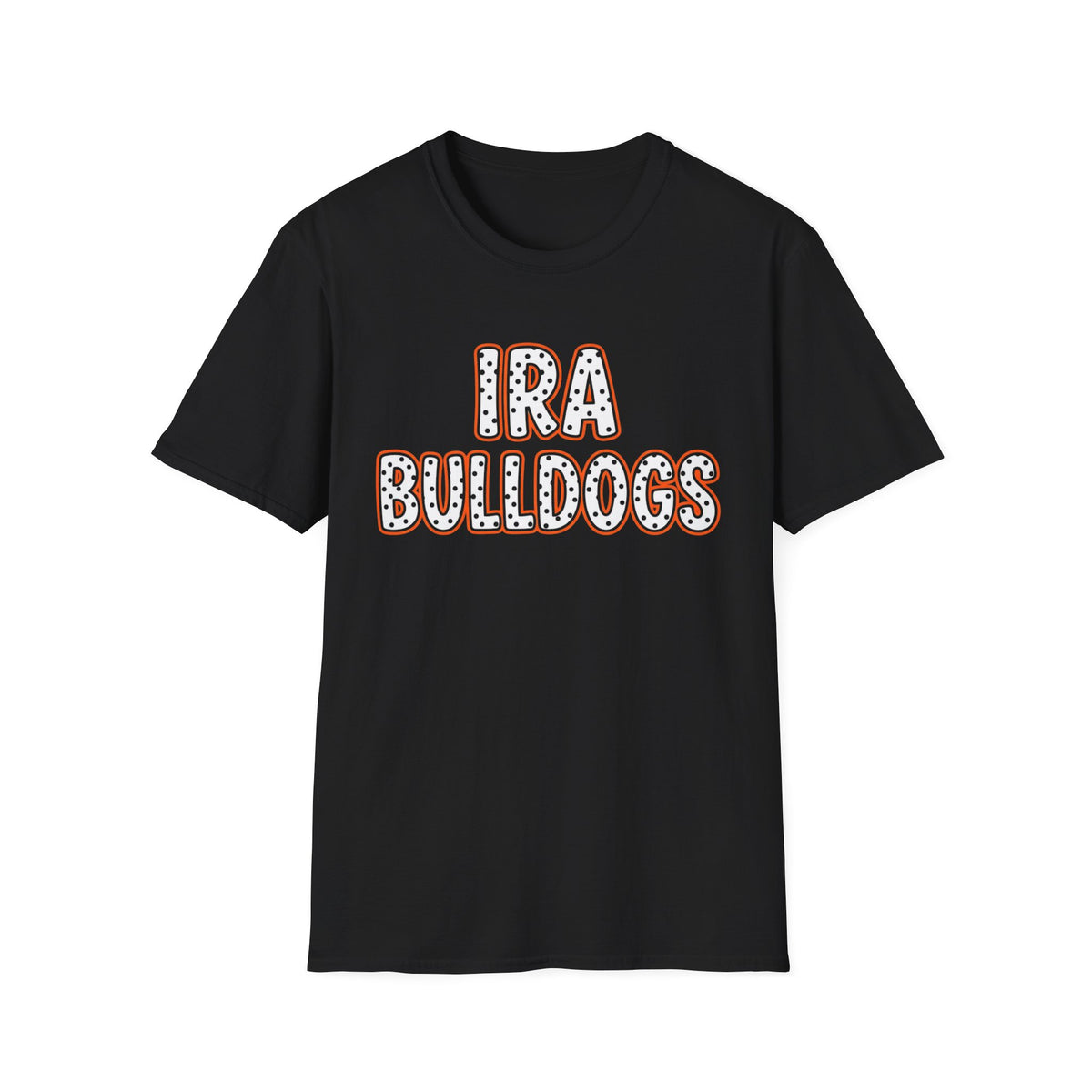 Ira Bulldogs Dot Gildan Tee