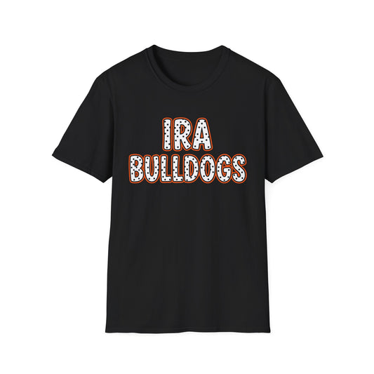 Ira Bulldogs Dot Gildan Tee