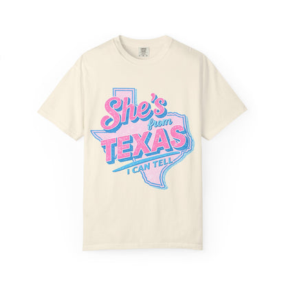 Copy of She's From Texas- Comfort Color Tee
