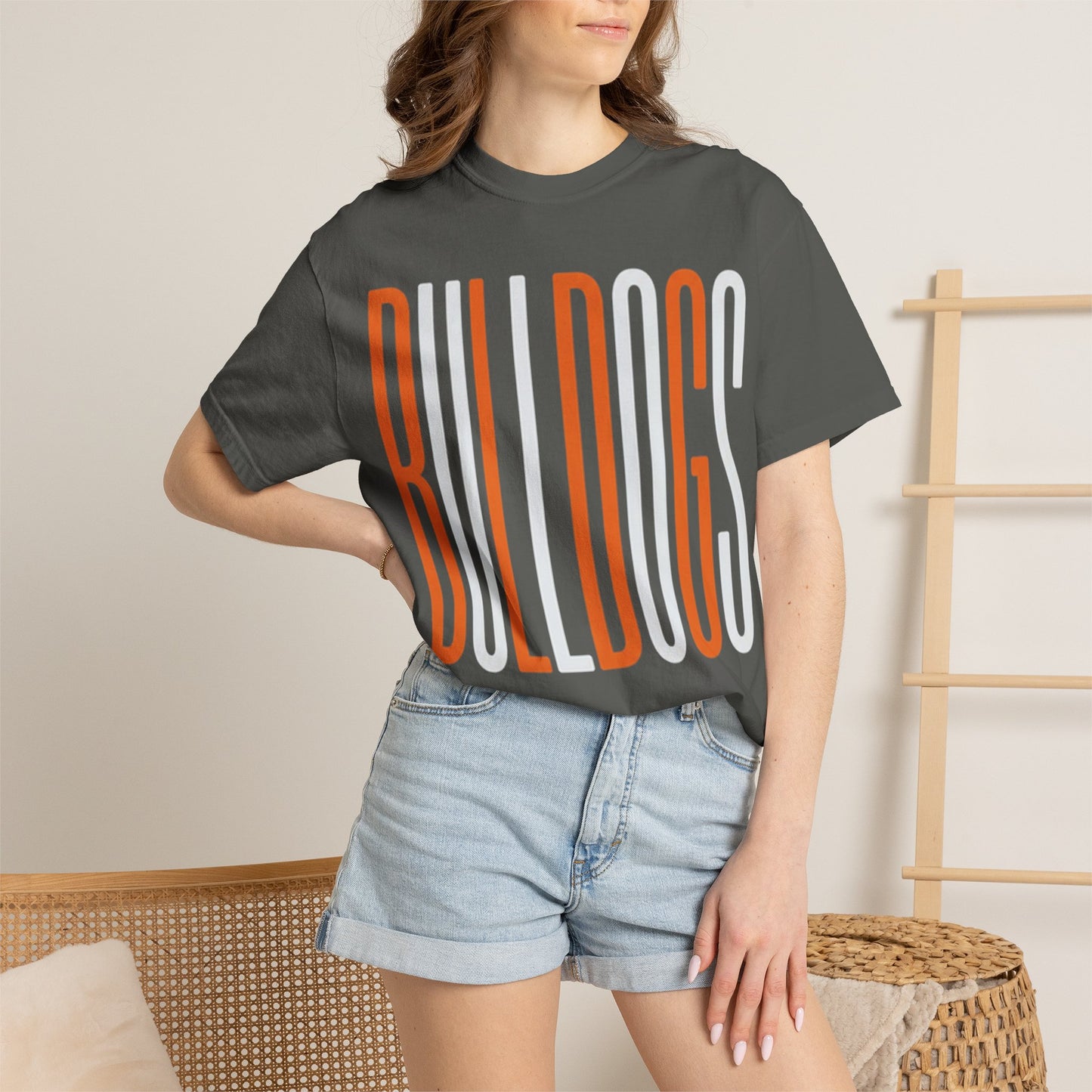 Bulldogs Vertical Comfort Color T-Shirt