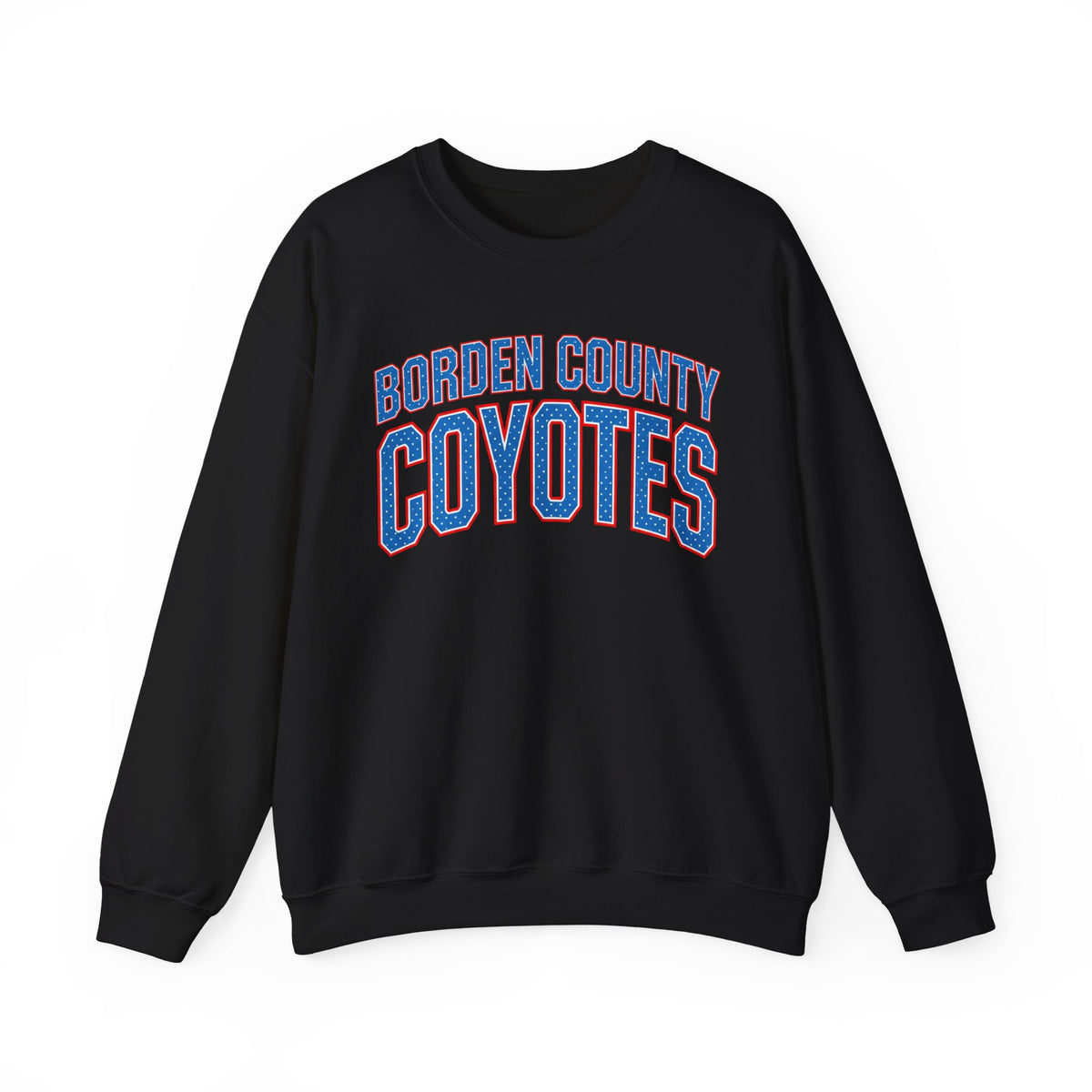 Borden County Coyotes Dot Sweatshirt