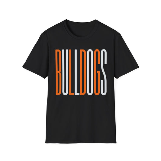 Bulldogs Vertical Gildan T-Shirt